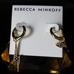 Rebecca Minkoff Gold Earrings with Charms